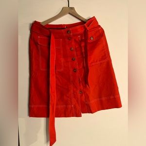 Res button down J Crew skirt Brand New